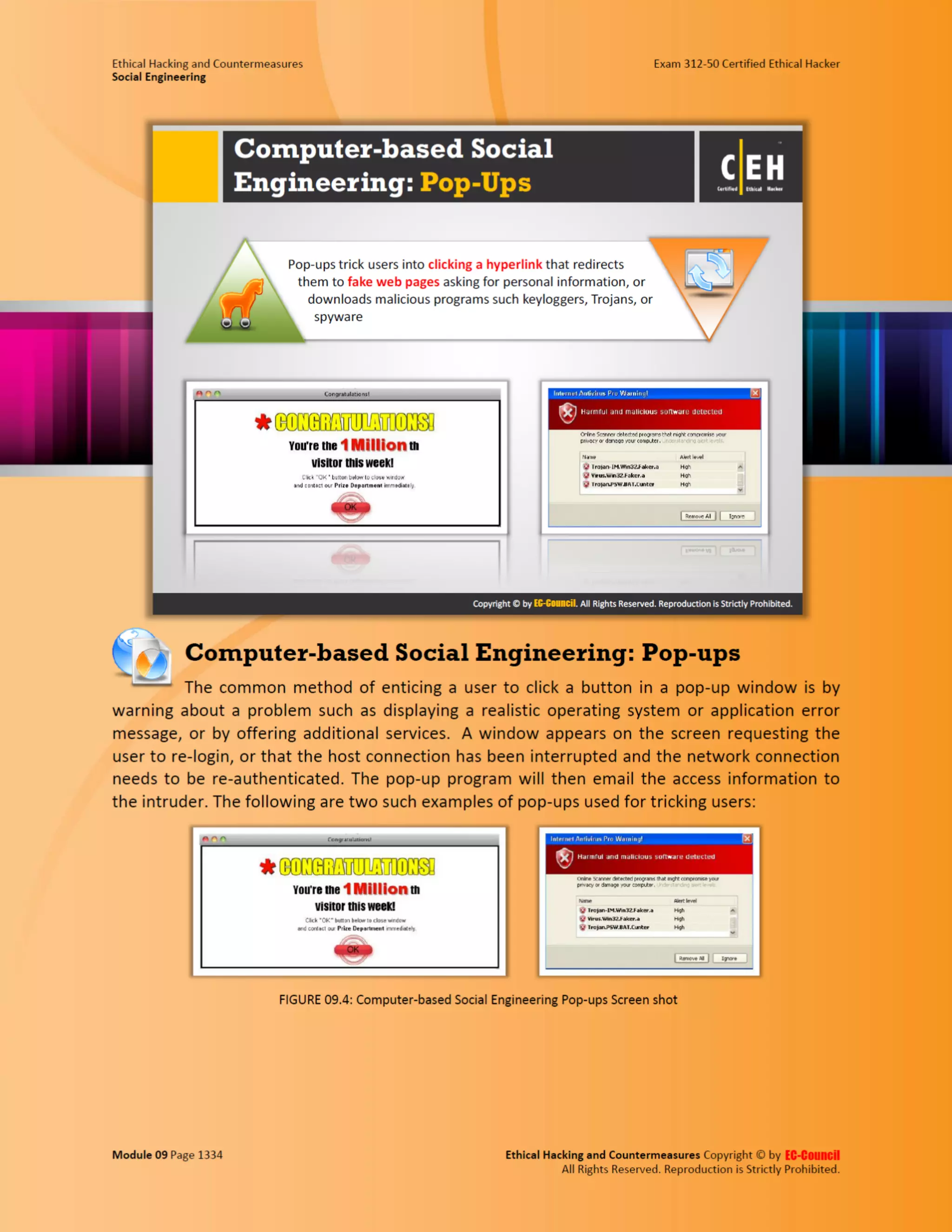 Cehv8 - Module 09: Social Engineering.