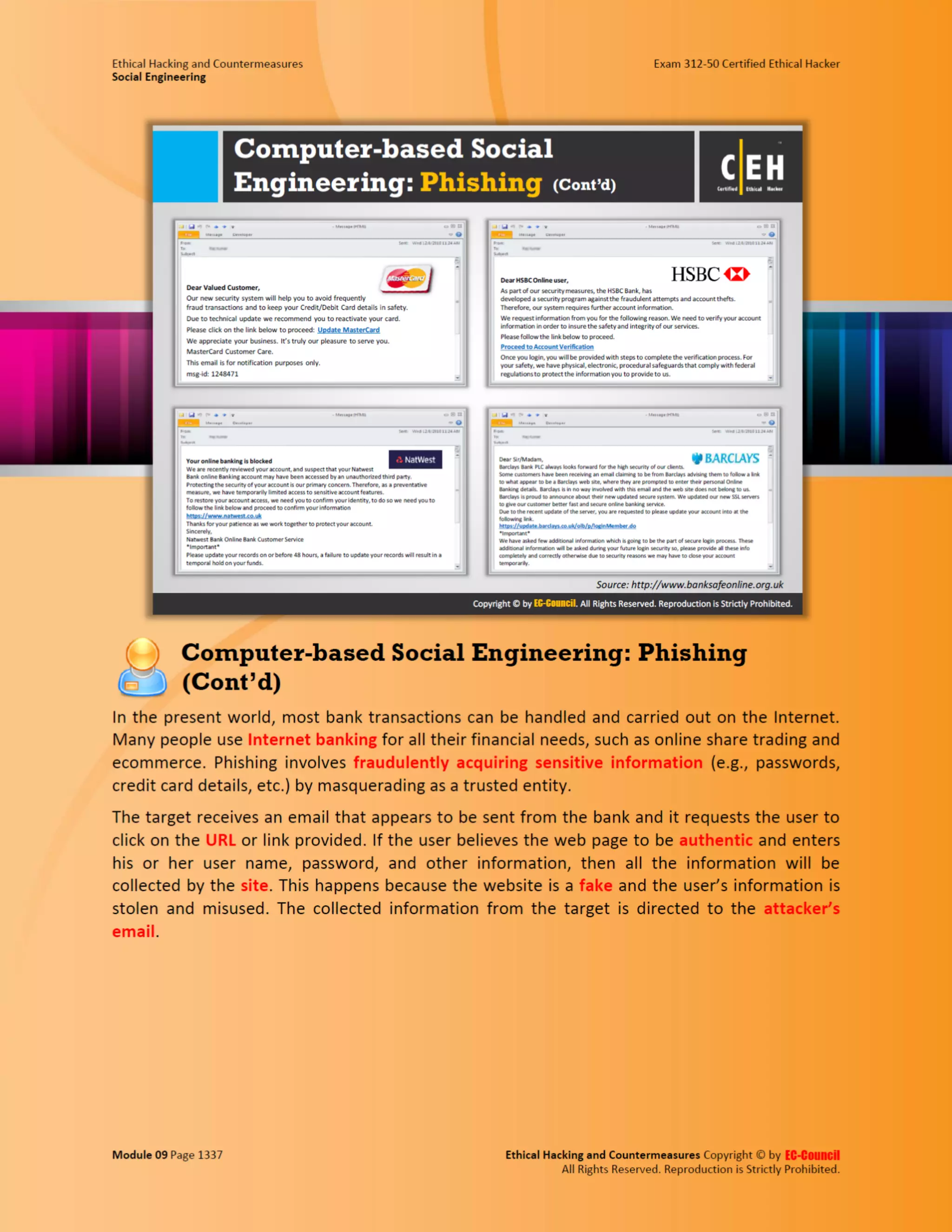 Cehv8 - Module 09: Social Engineering.