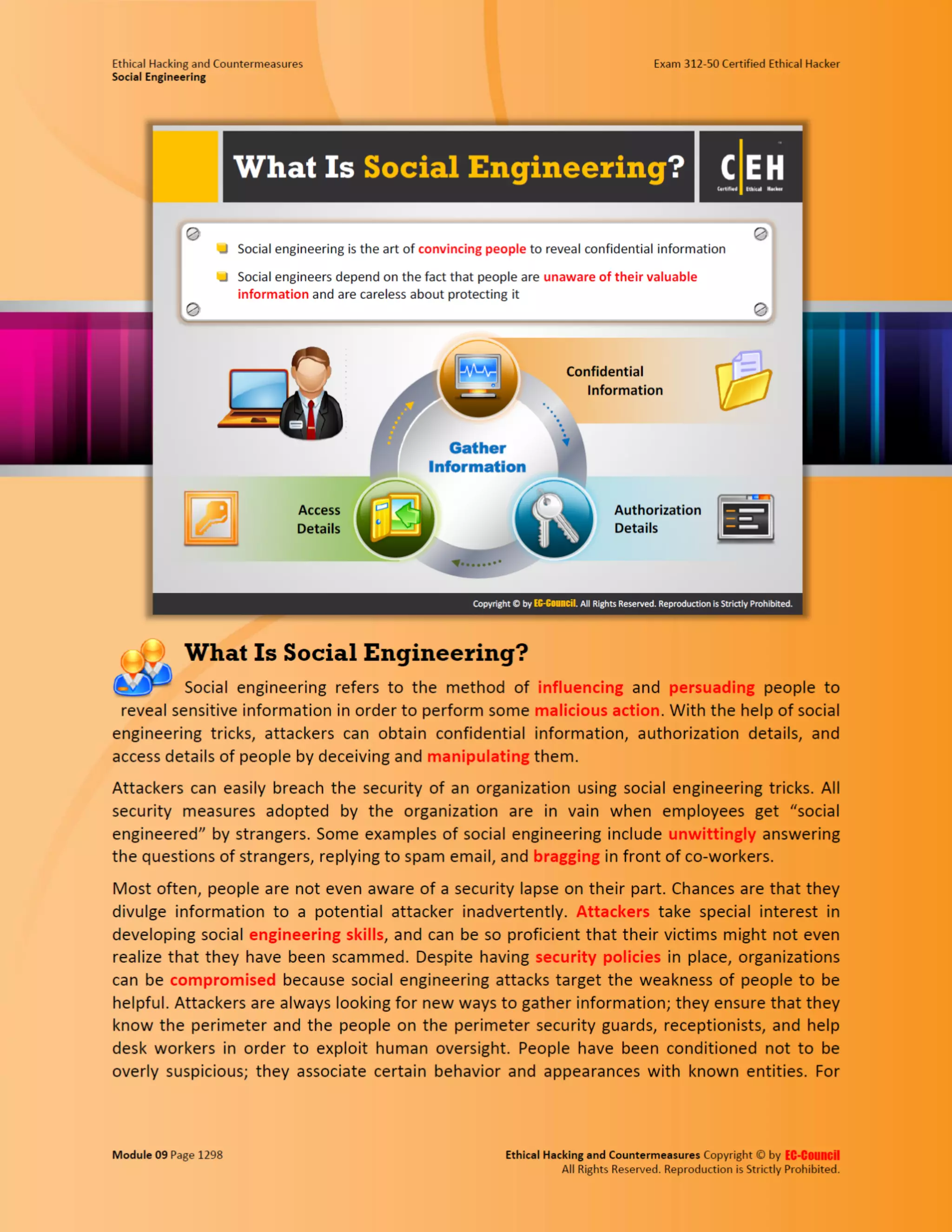 Cehv8 - Module 09: Social Engineering.
