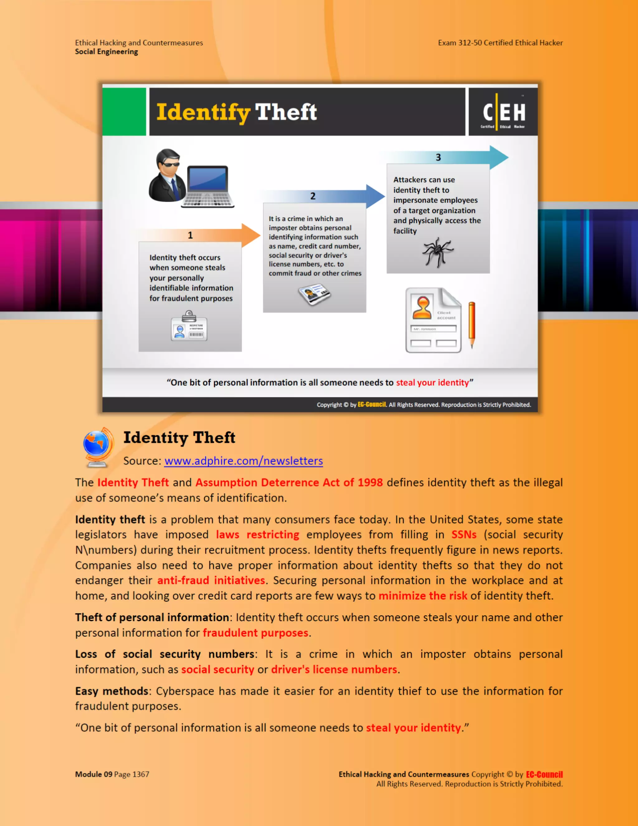 Cehv8 - Module 09: Social Engineering.