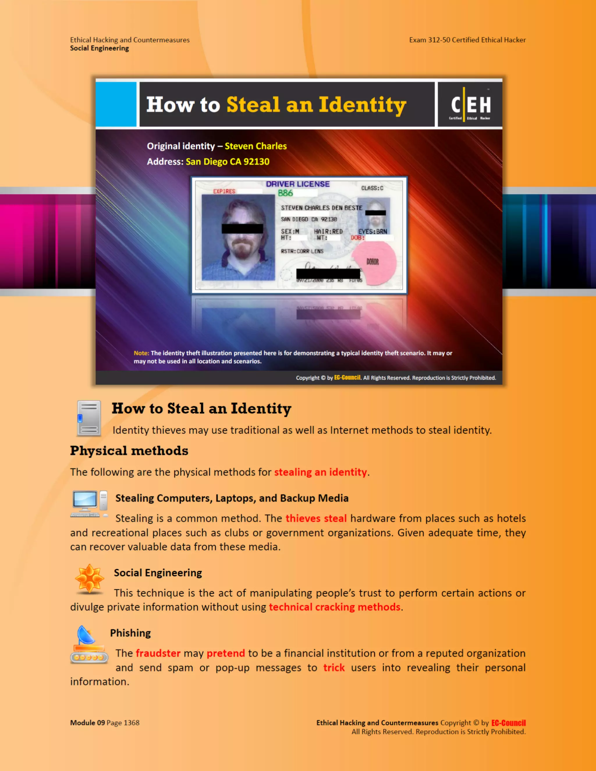 Cehv8 - Module 09: Social Engineering.