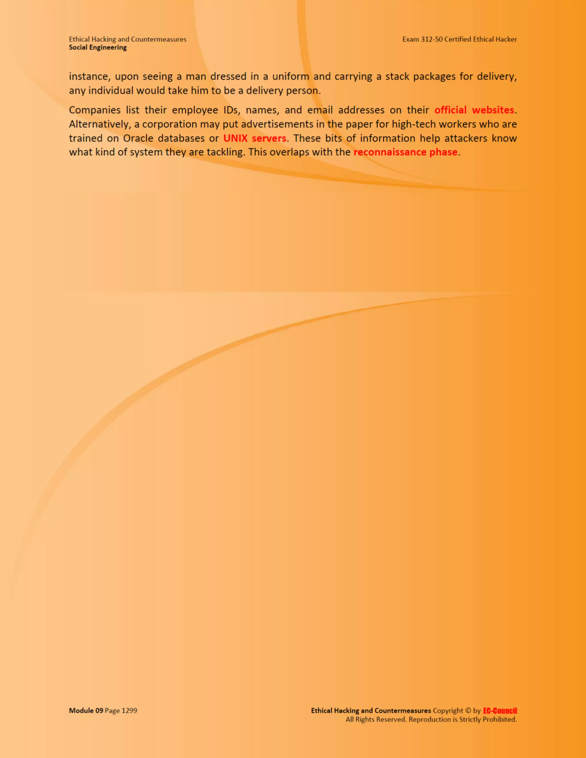 Cehv8 - Module 09: Social Engineering.