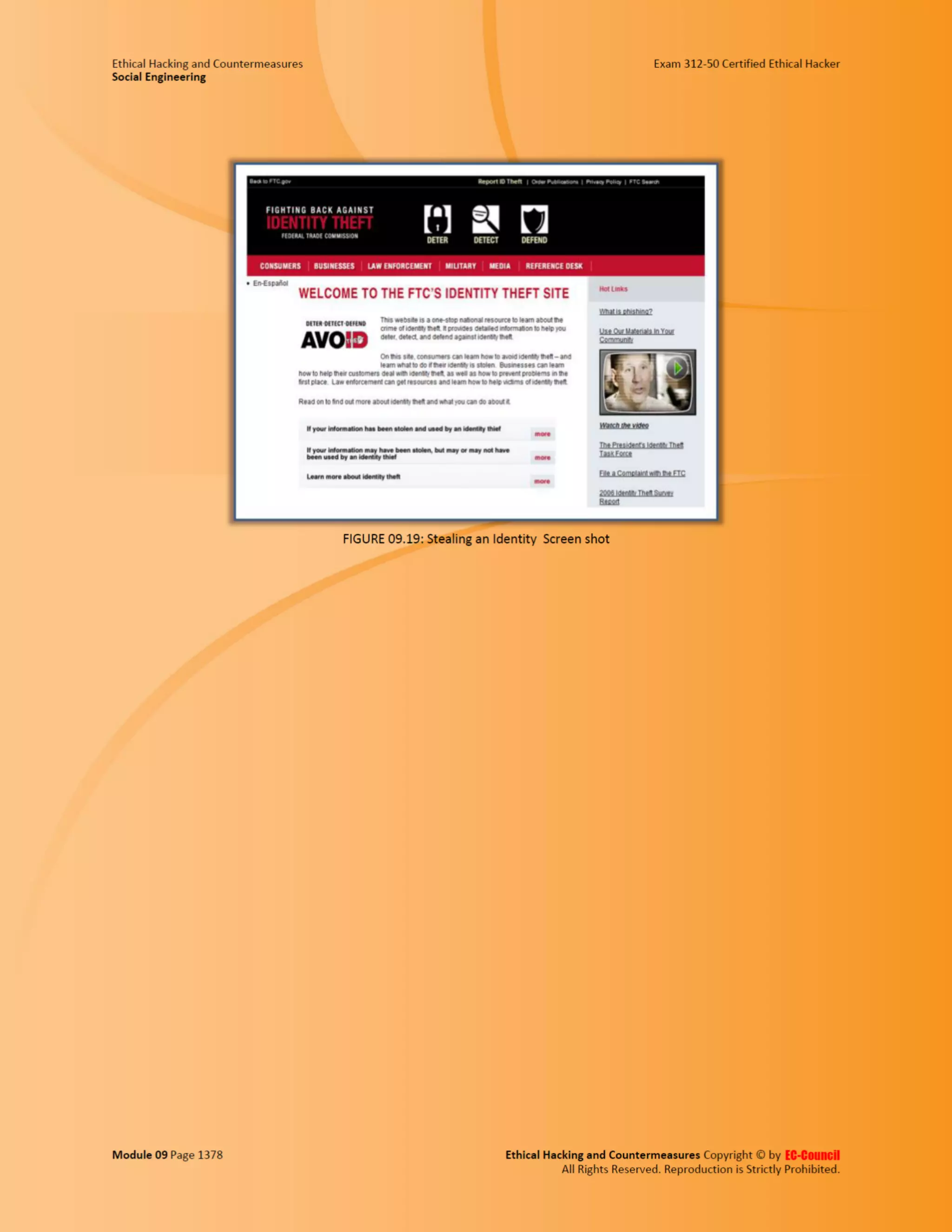 Cehv8 - Module 09: Social Engineering.