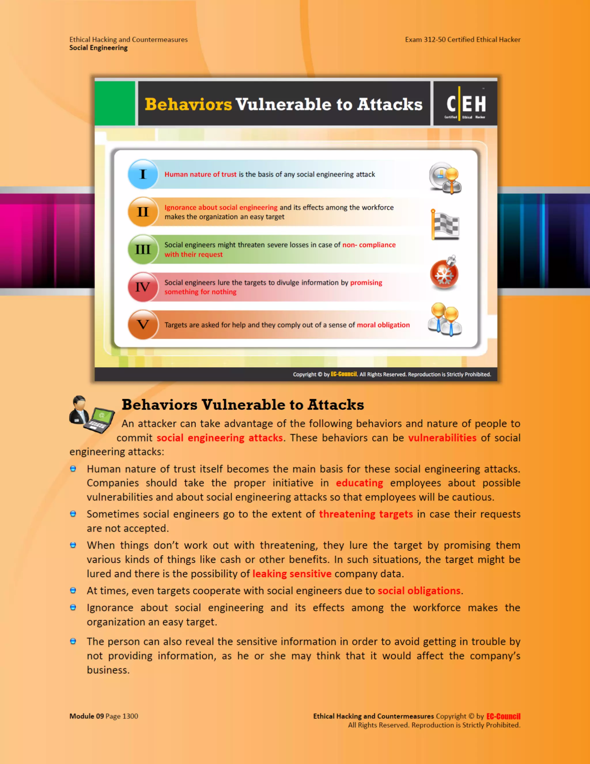 Cehv8 - Module 09: Social Engineering.