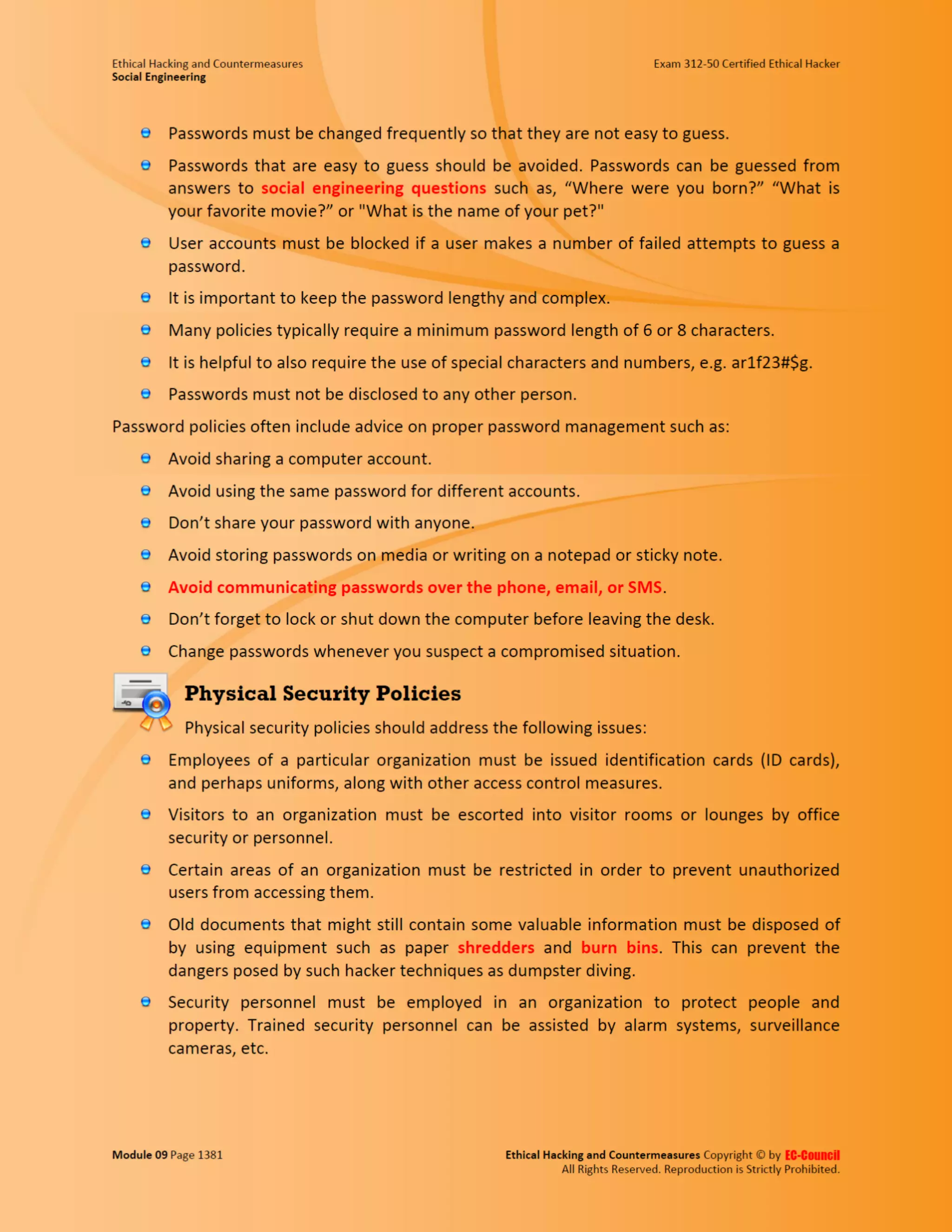 Cehv8 - Module 09: Social Engineering.