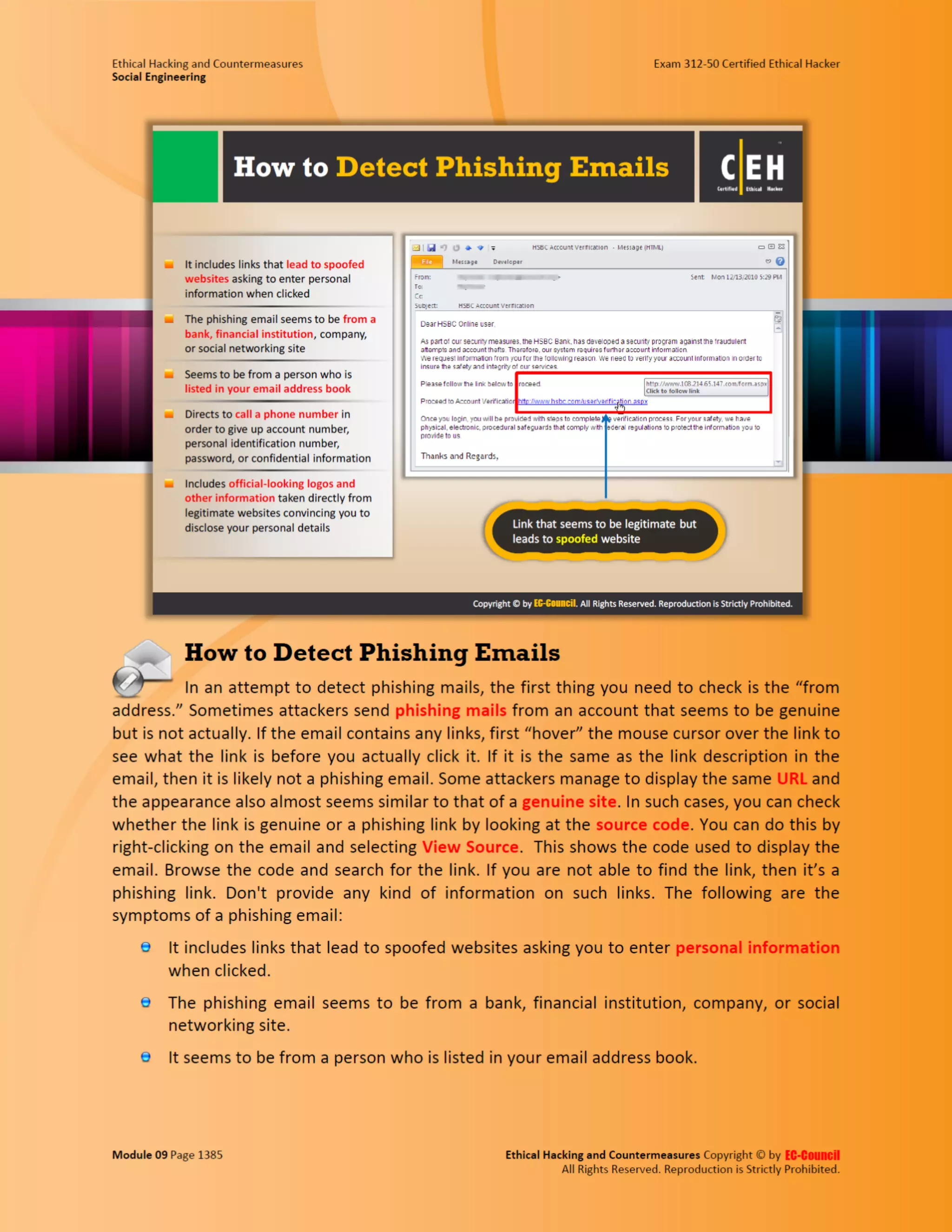 Cehv8 - Module 09: Social Engineering.