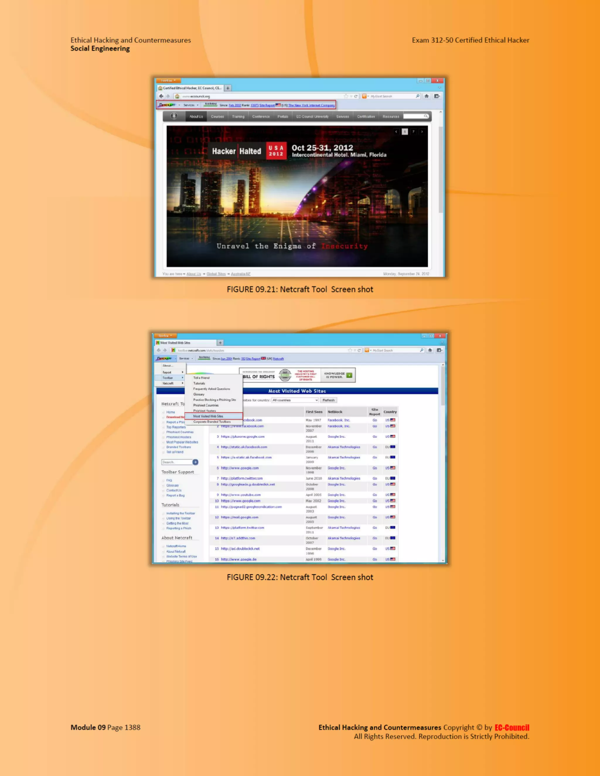 Cehv8 - Module 09: Social Engineering.