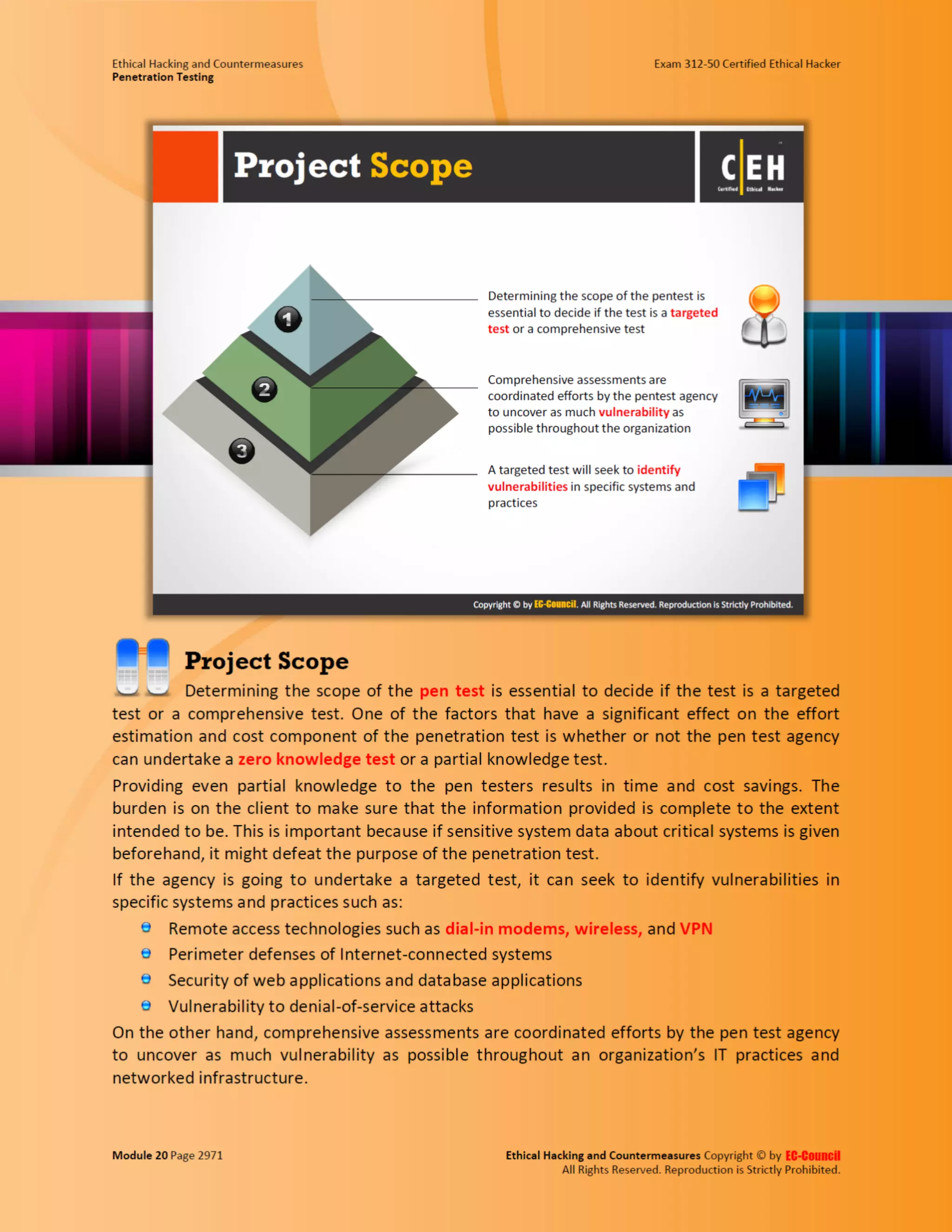 Cehv8 - Module 20: penetration testing