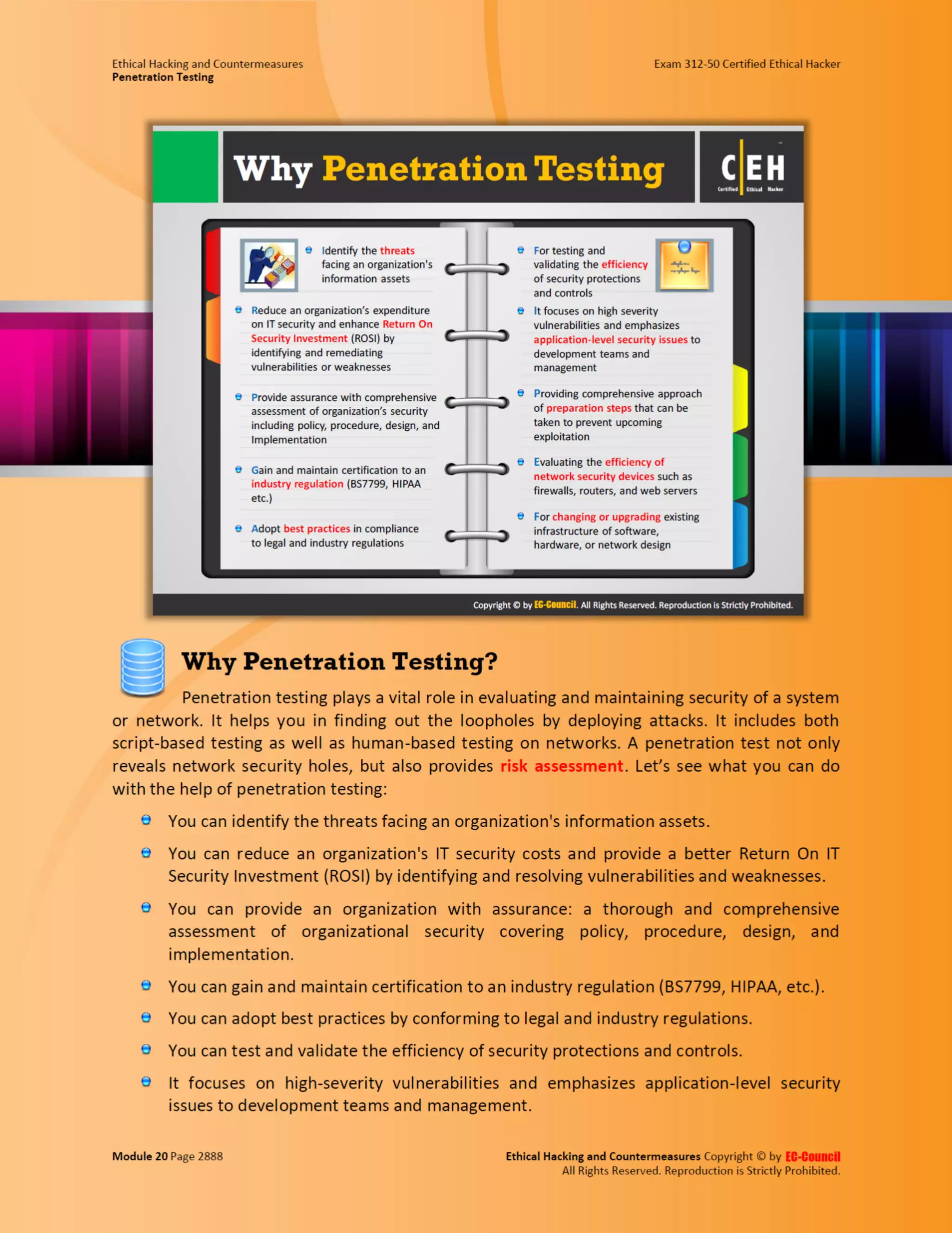 Cehv8 - Module 20: penetration testing