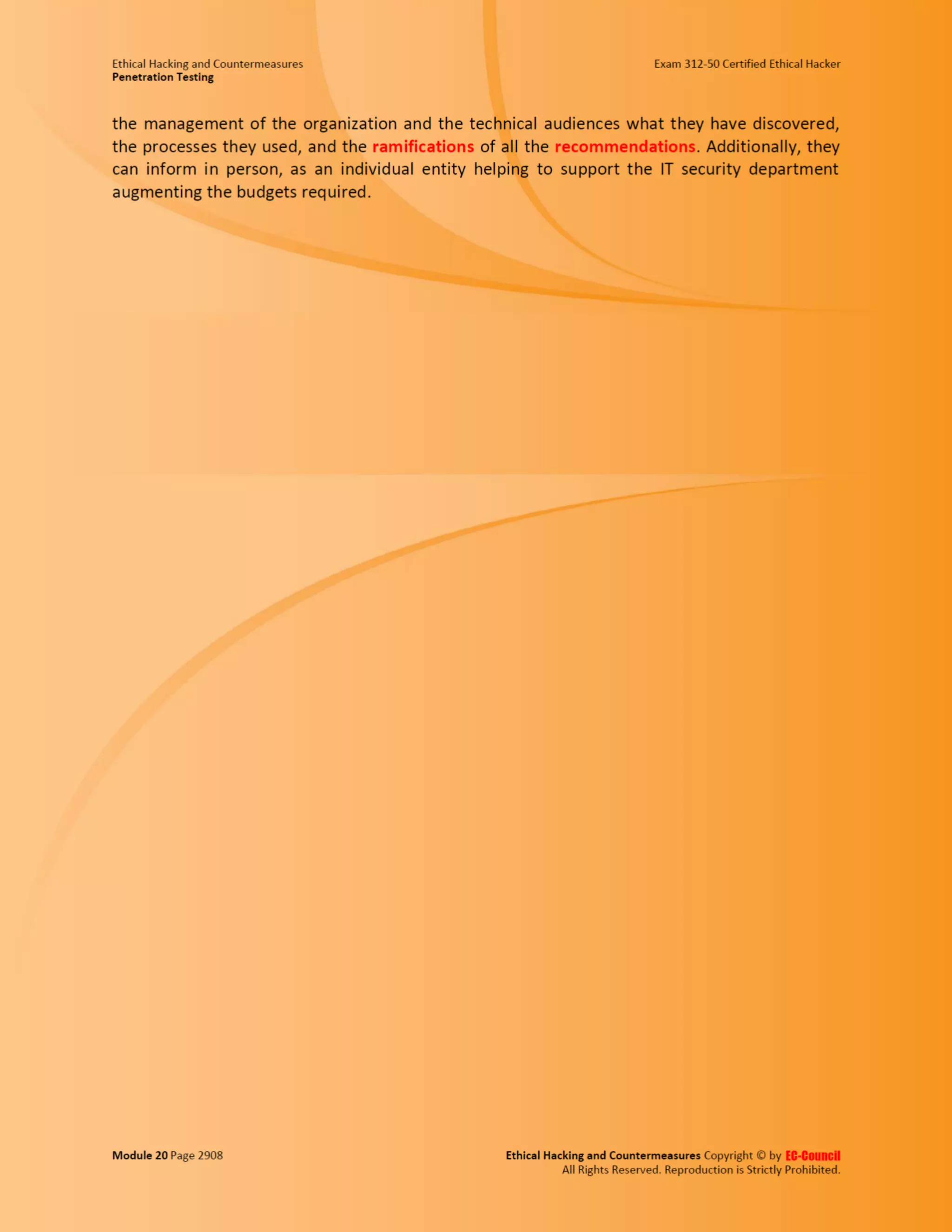 Cehv8 - Module 20: penetration testing