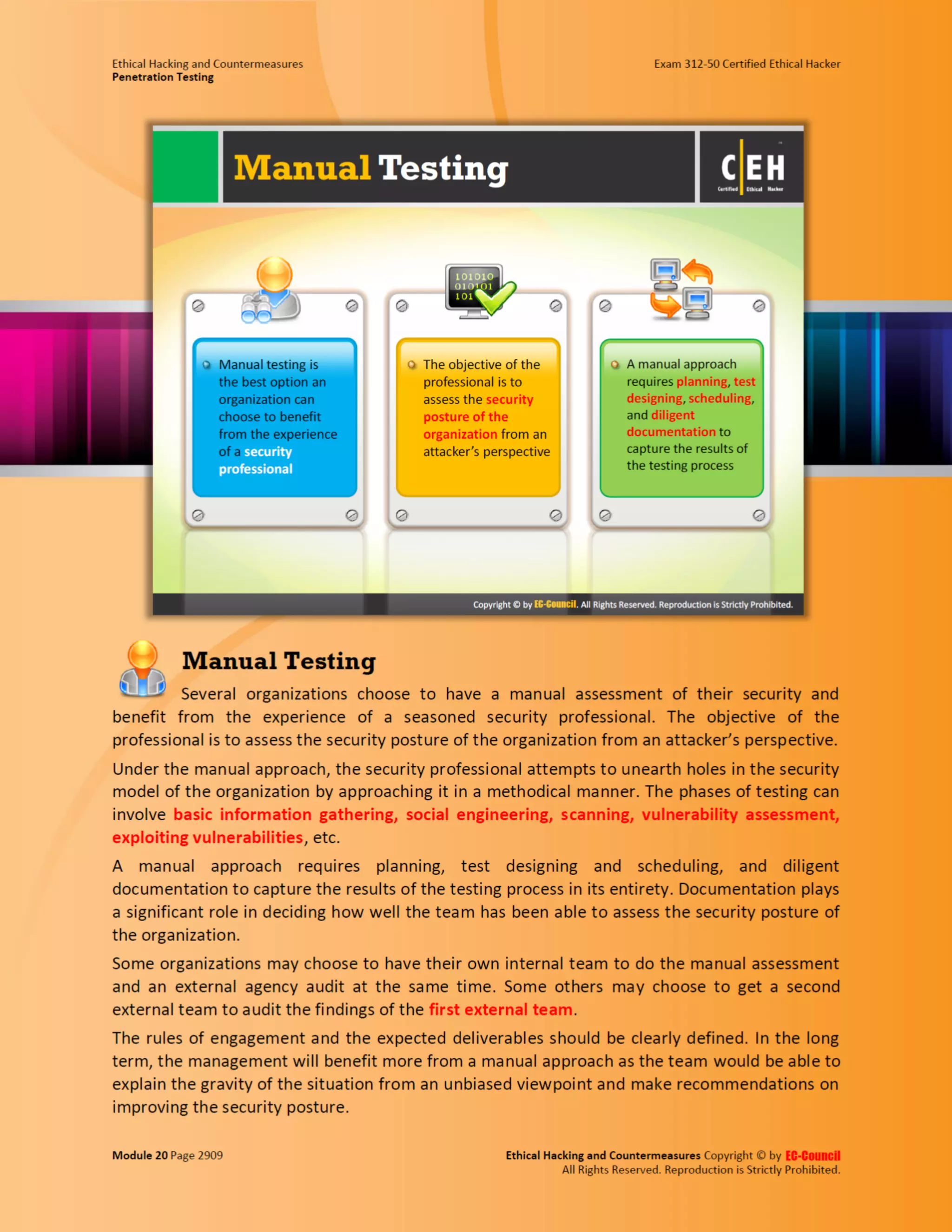 Cehv8 - Module 20: penetration testing