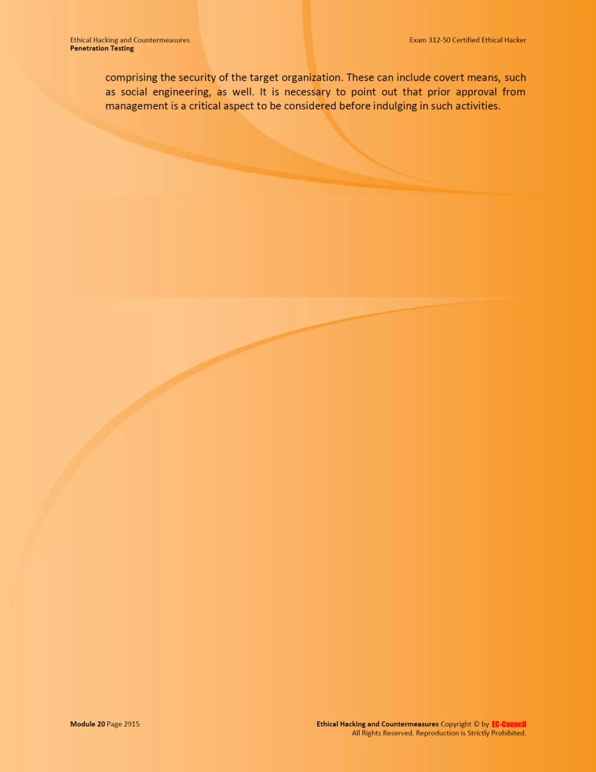Cehv8 - Module 20: penetration testing