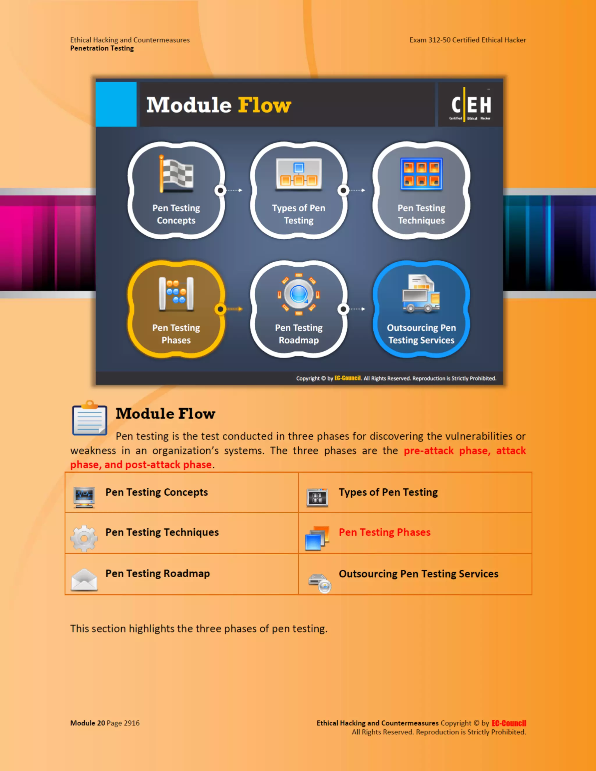 Cehv8 - Module 20: penetration testing