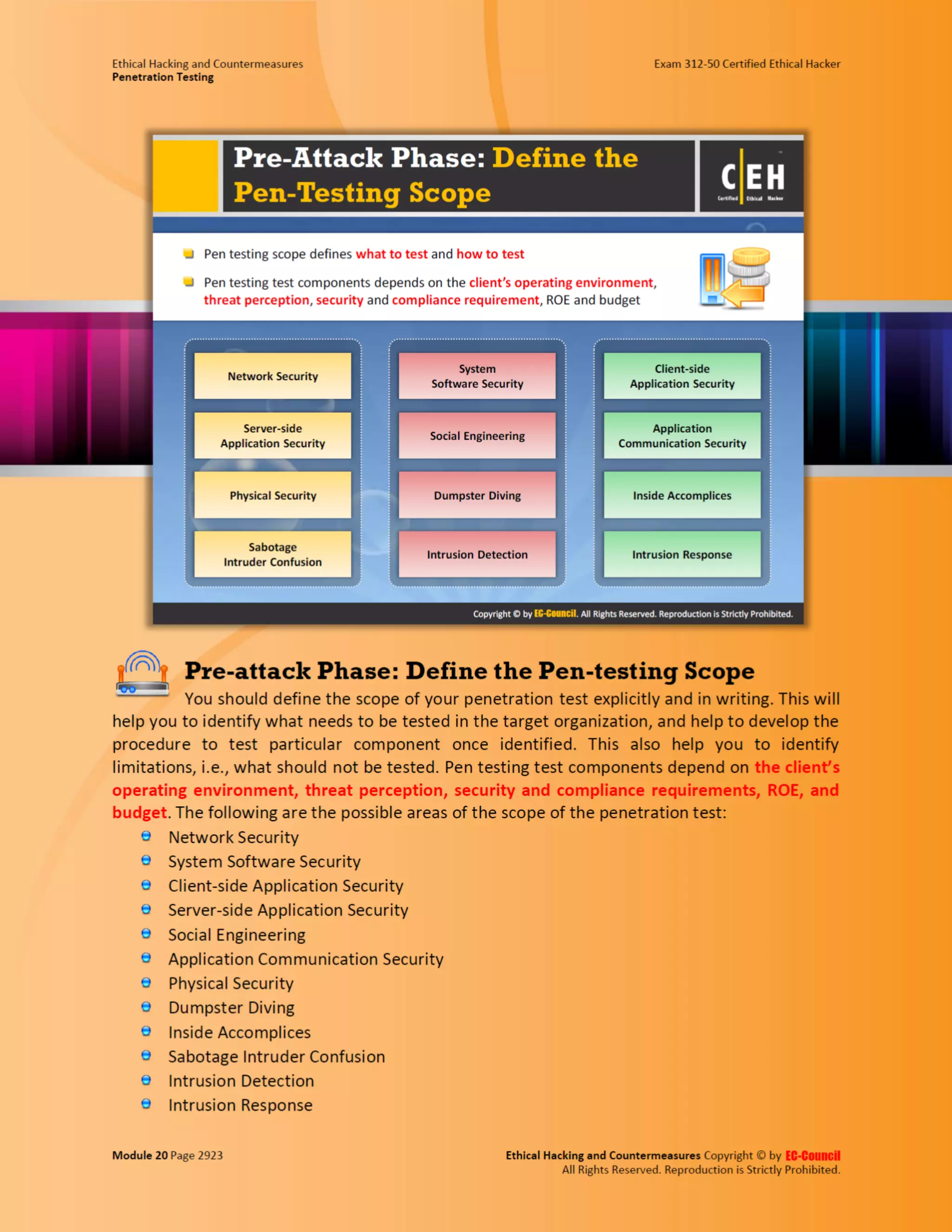 Cehv8 - Module 20: penetration testing