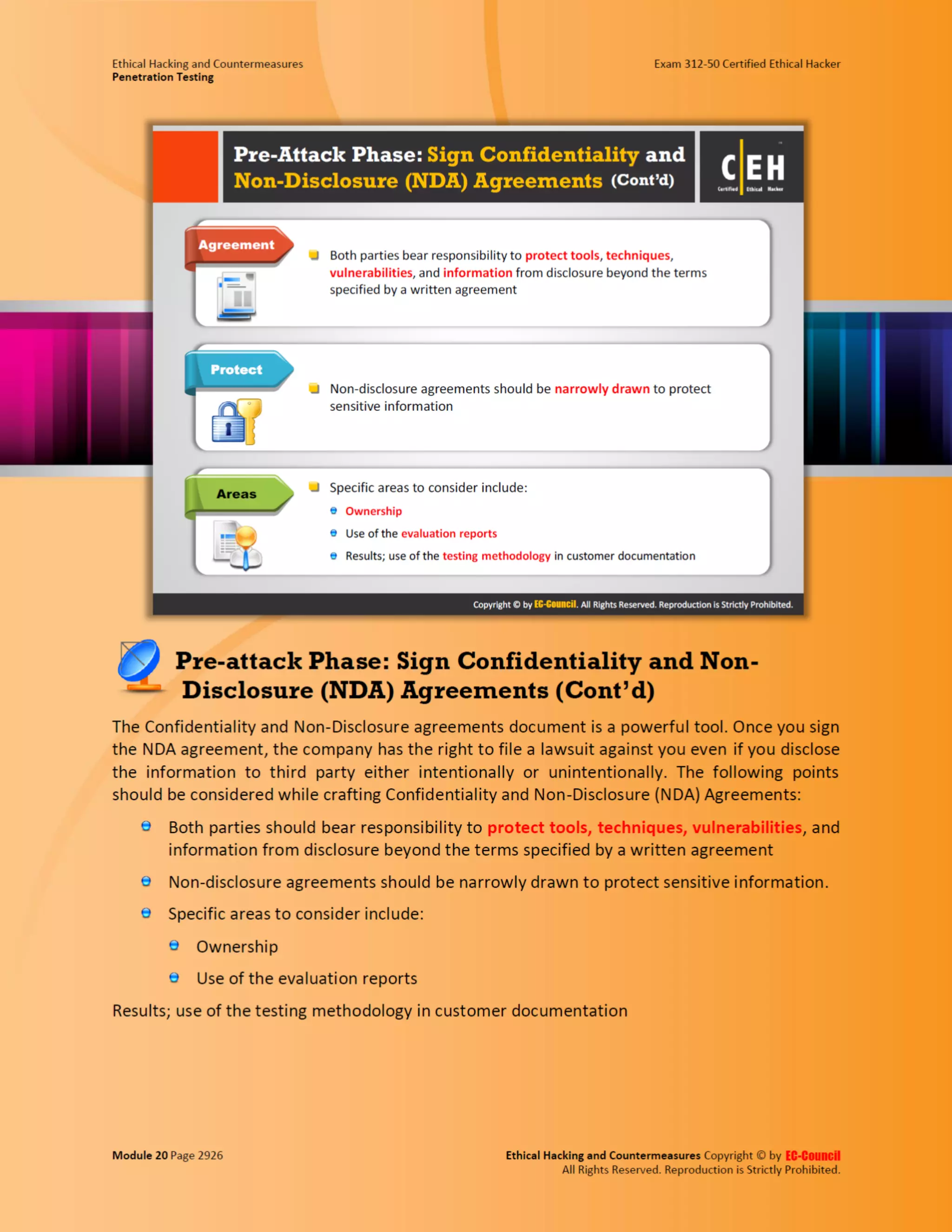 Cehv8 - Module 20: penetration testing