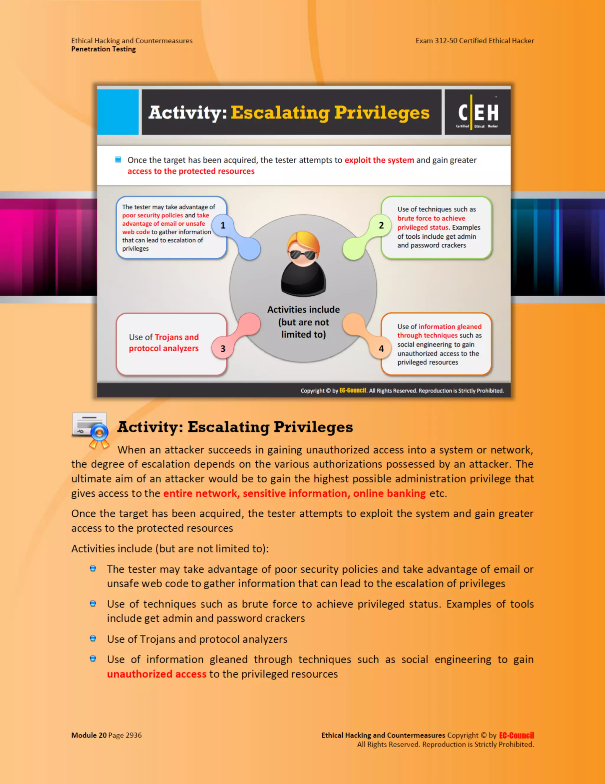 Cehv8 - Module 20: penetration testing