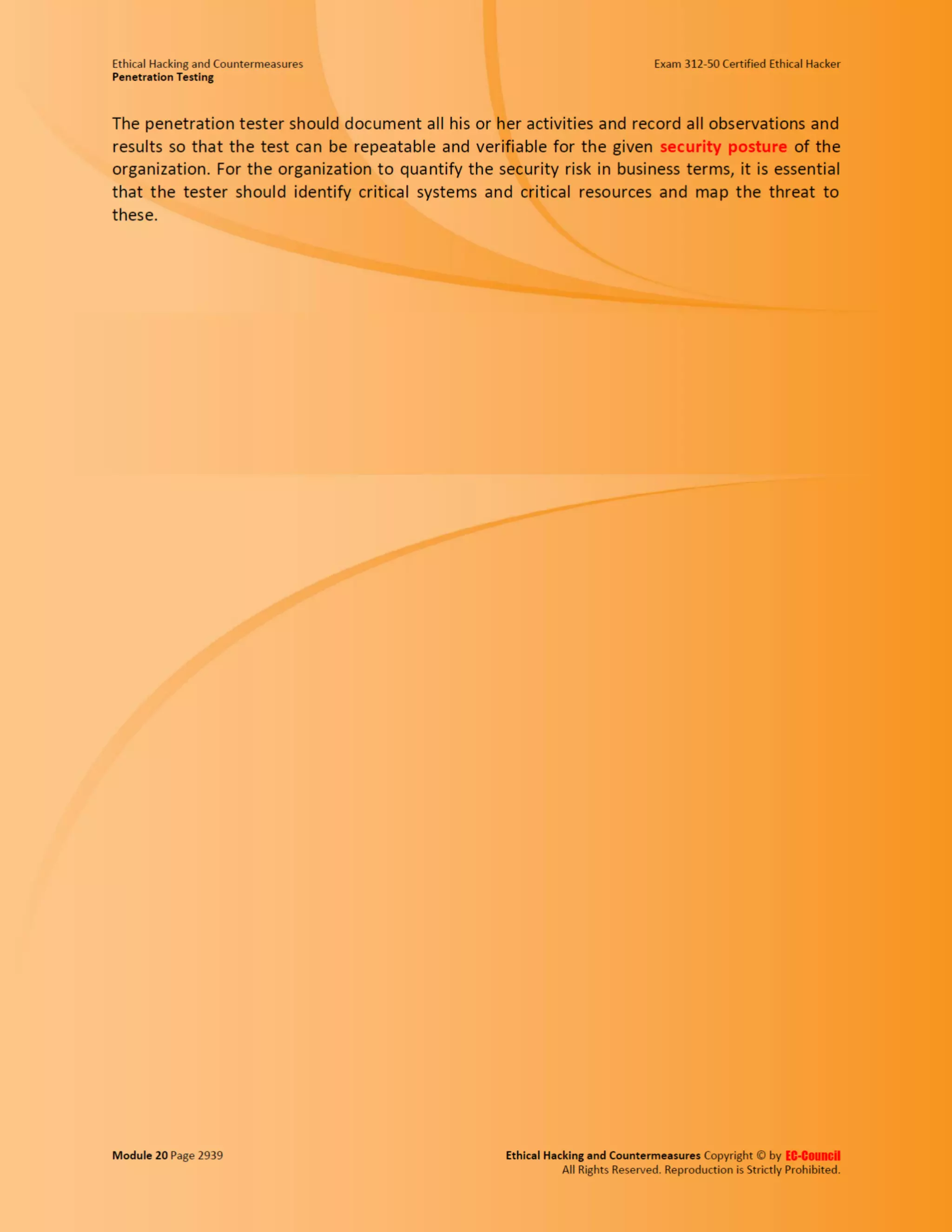 Cehv8 - Module 20: penetration testing