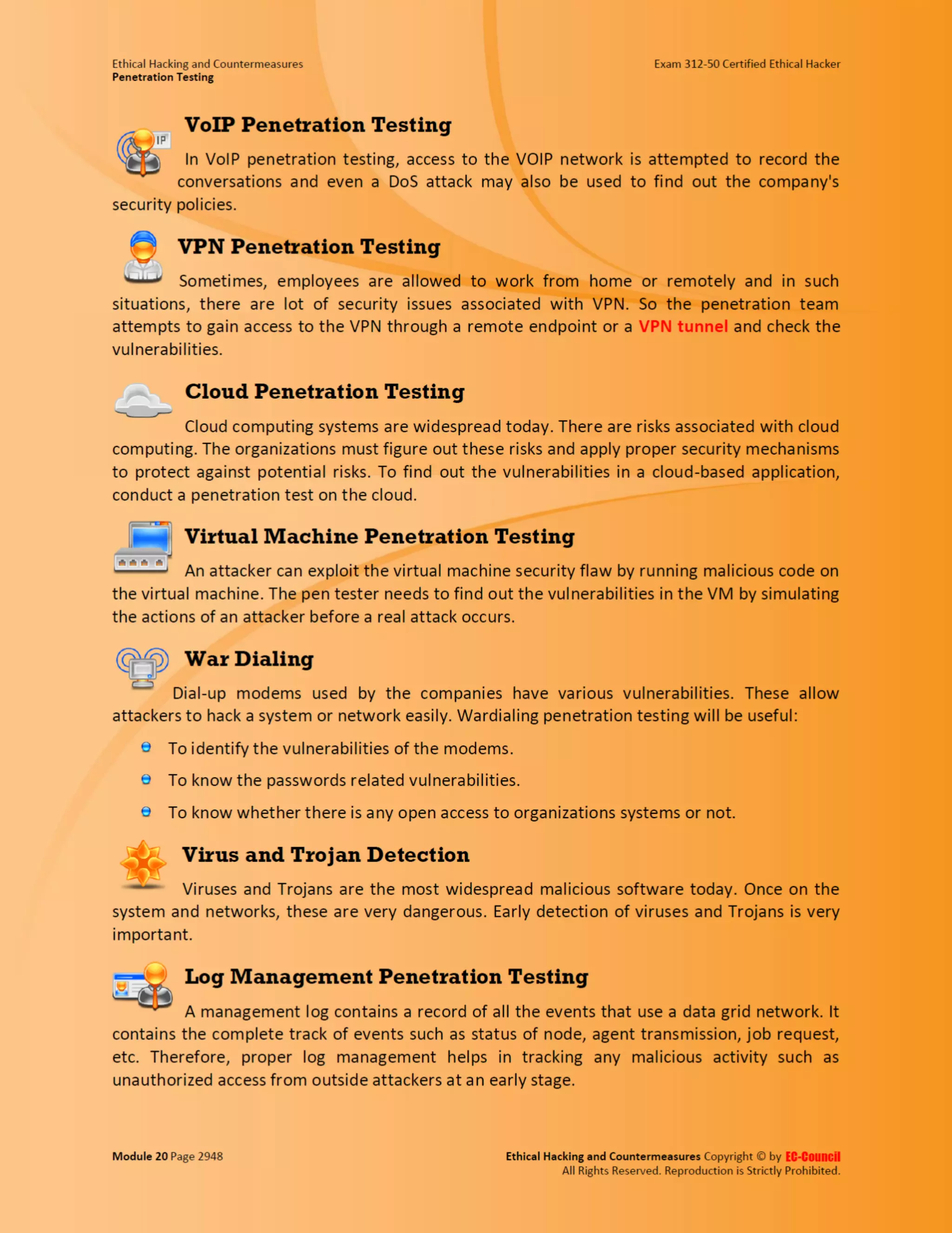 Cehv8 - Module 20: penetration testing