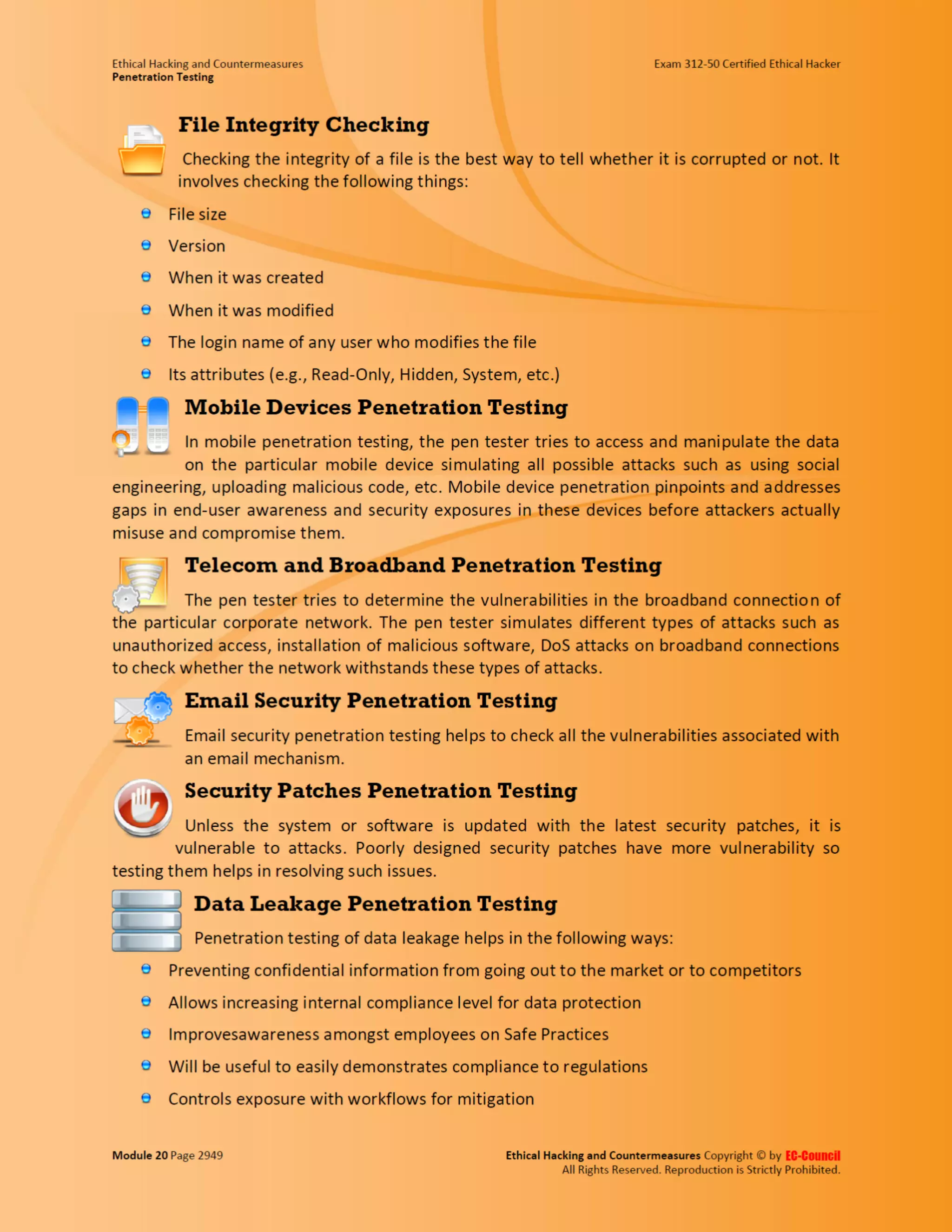 Cehv8 - Module 20: penetration testing