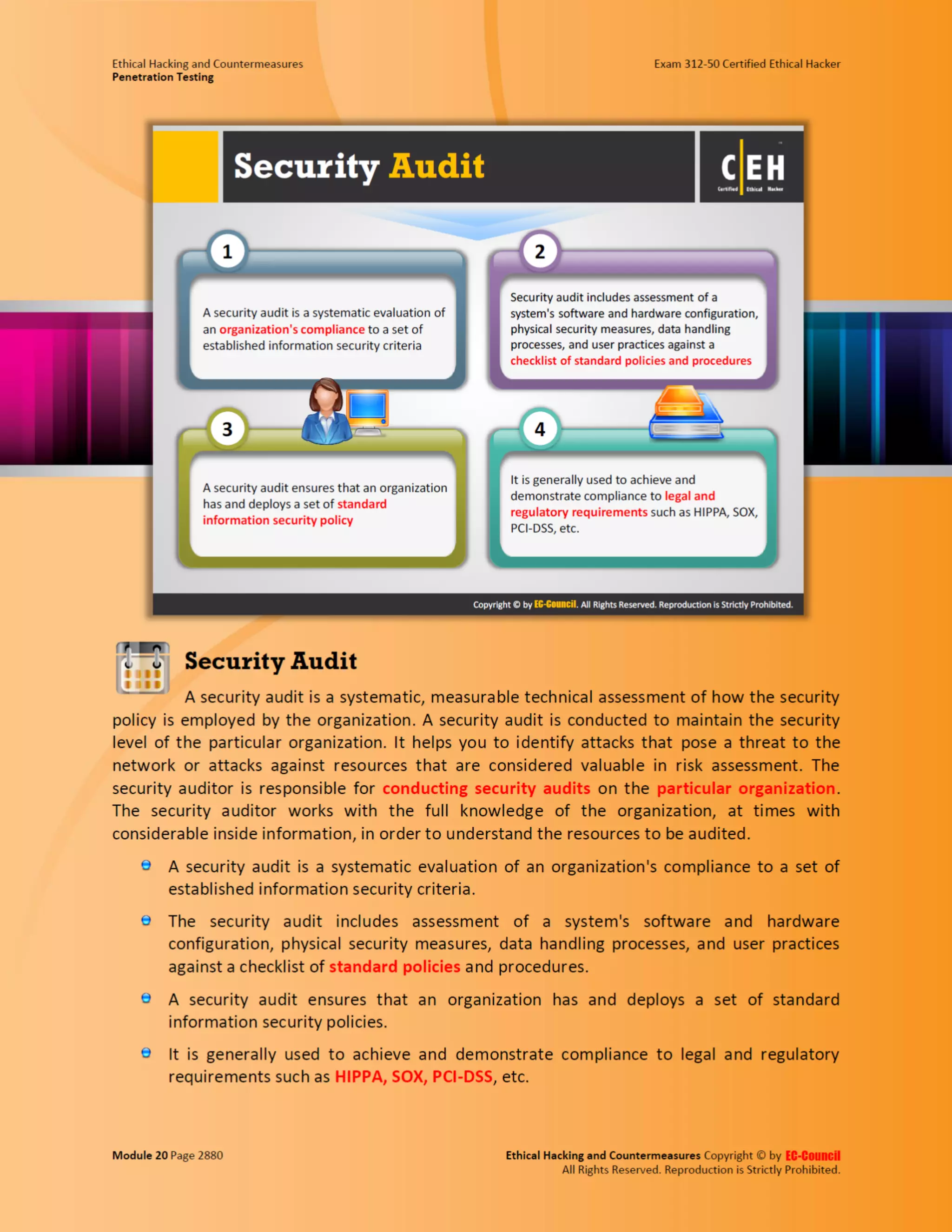 Cehv8 - Module 20: penetration testing