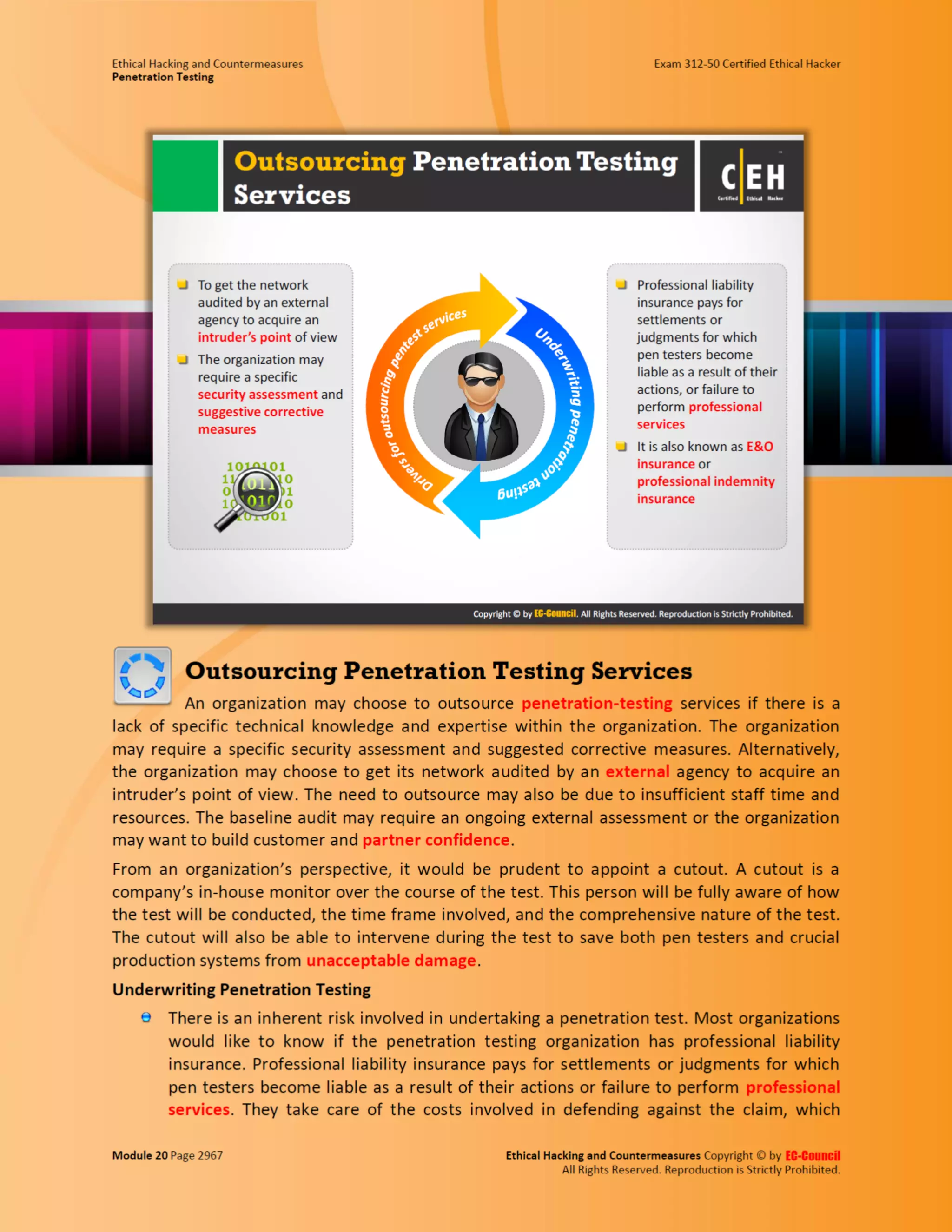 Cehv8 - Module 20: penetration testing
