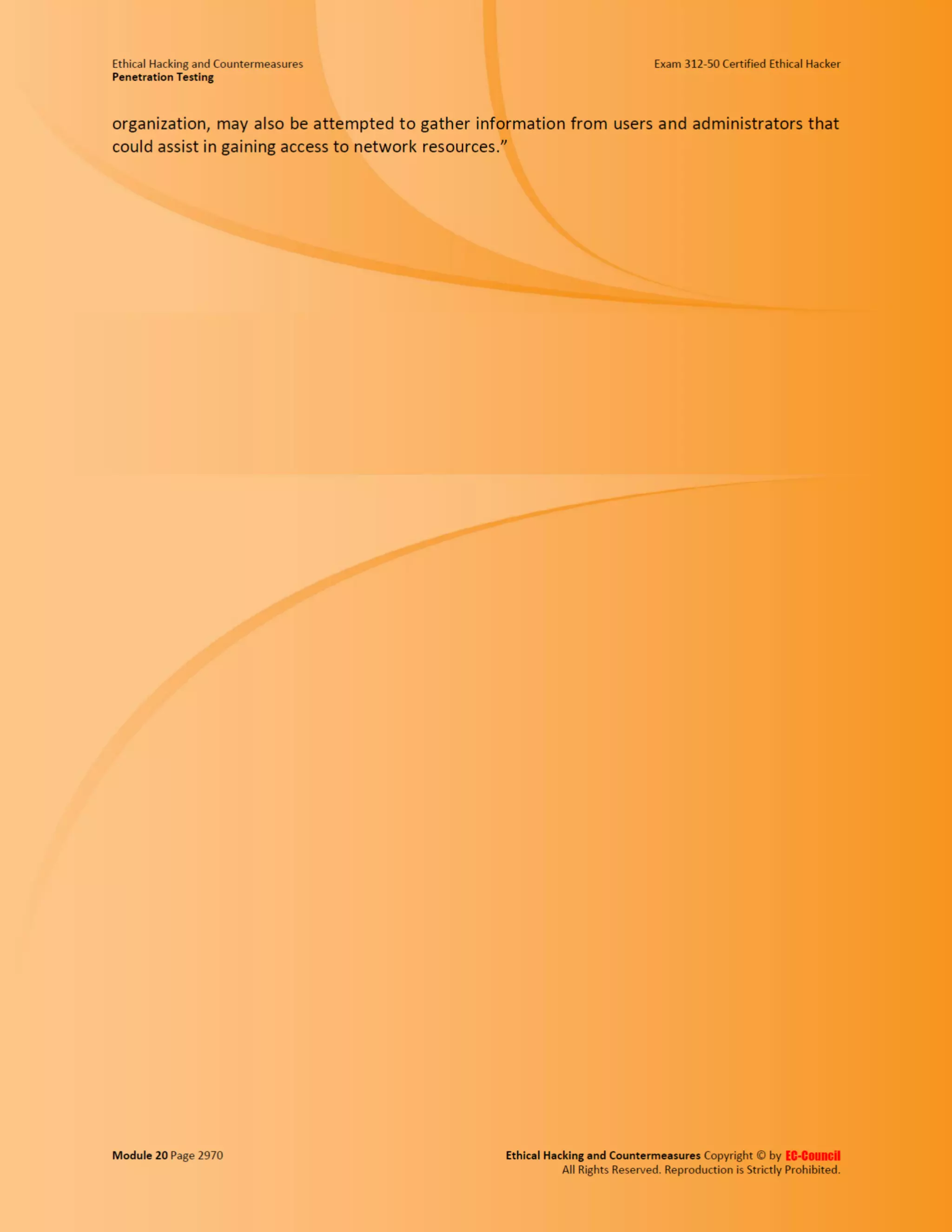 Cehv8 - Module 20: penetration testing