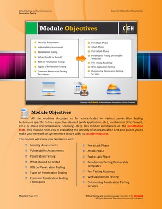 Cehv8 - Module 20: penetration testing