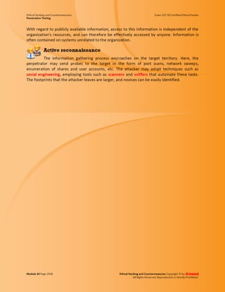 Cehv8 - Module 20: penetration testing