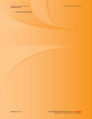 Cehv8 - Module 20: penetration testing
