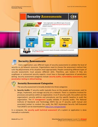 Cehv8 - Module 20: penetration testing
