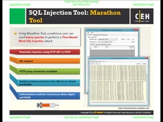 CEHv9 : module 13 - SQL injection
