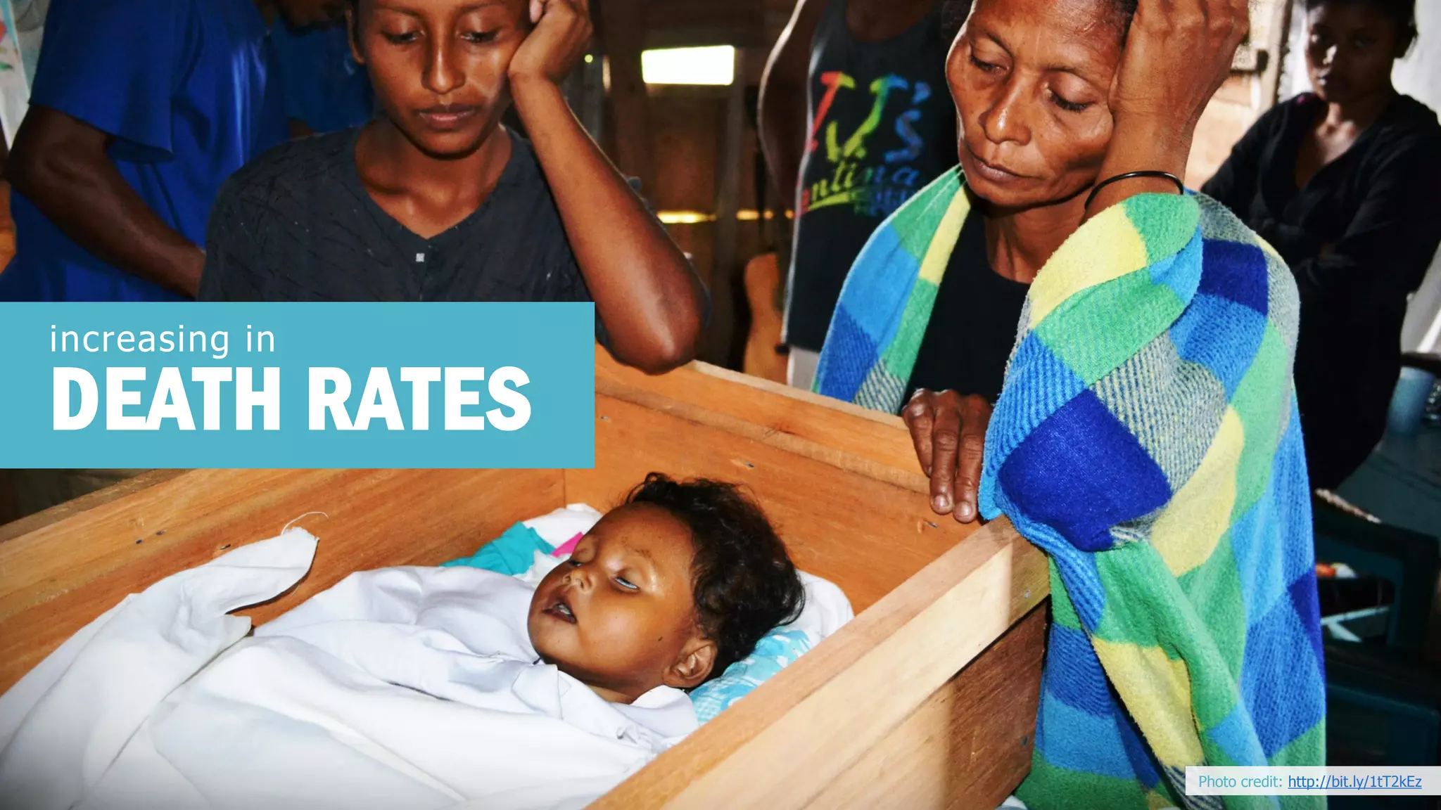 increasing in 
DEATH RATES 
Photo credit: http://bit.ly/1tT2kEz  