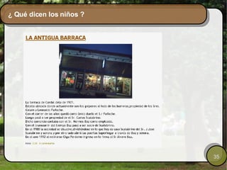 ¿ Qué dicen los niños ? 