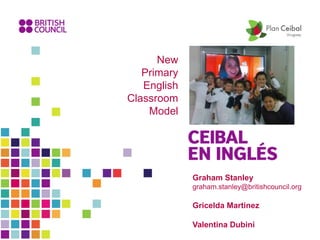 Graham Stanley
graham.stanley@britishcouncil.org
Gricelda Martinez
Valentina Dubini
New
Primary
English
Classroom
Model
 