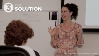 SOLUTION
your
alisa lyons, co-founder, sloan-lyons public aﬀairs
 