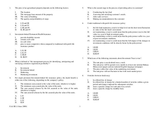 Pce Sample Exam 3