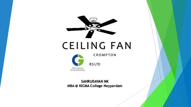 Ceiling Fan Crompton Greaves By Sahru D Ayan