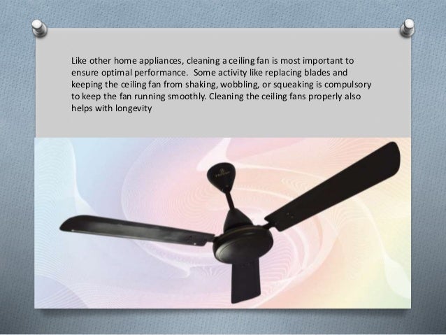 Ceiling Fan Maintenance Tips