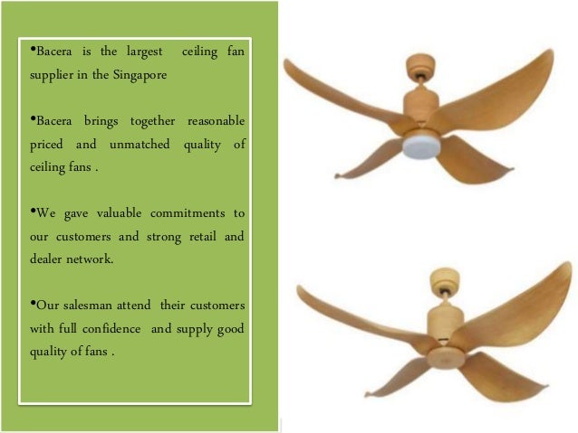Bacera Ceiling Fan Singapore