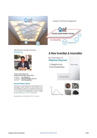 October 2012 R1 Edition   www.lumenslab.com   7/24
 
