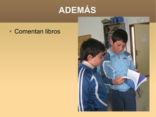 ADEMÁS Comentan libros 