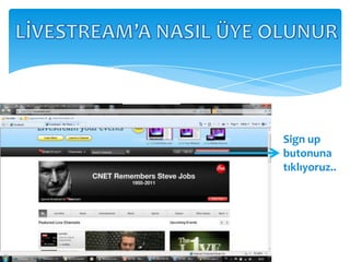 İշո鷡’A NASIL ÜYE OLUNURSign up butonuna tıklıyoruz..