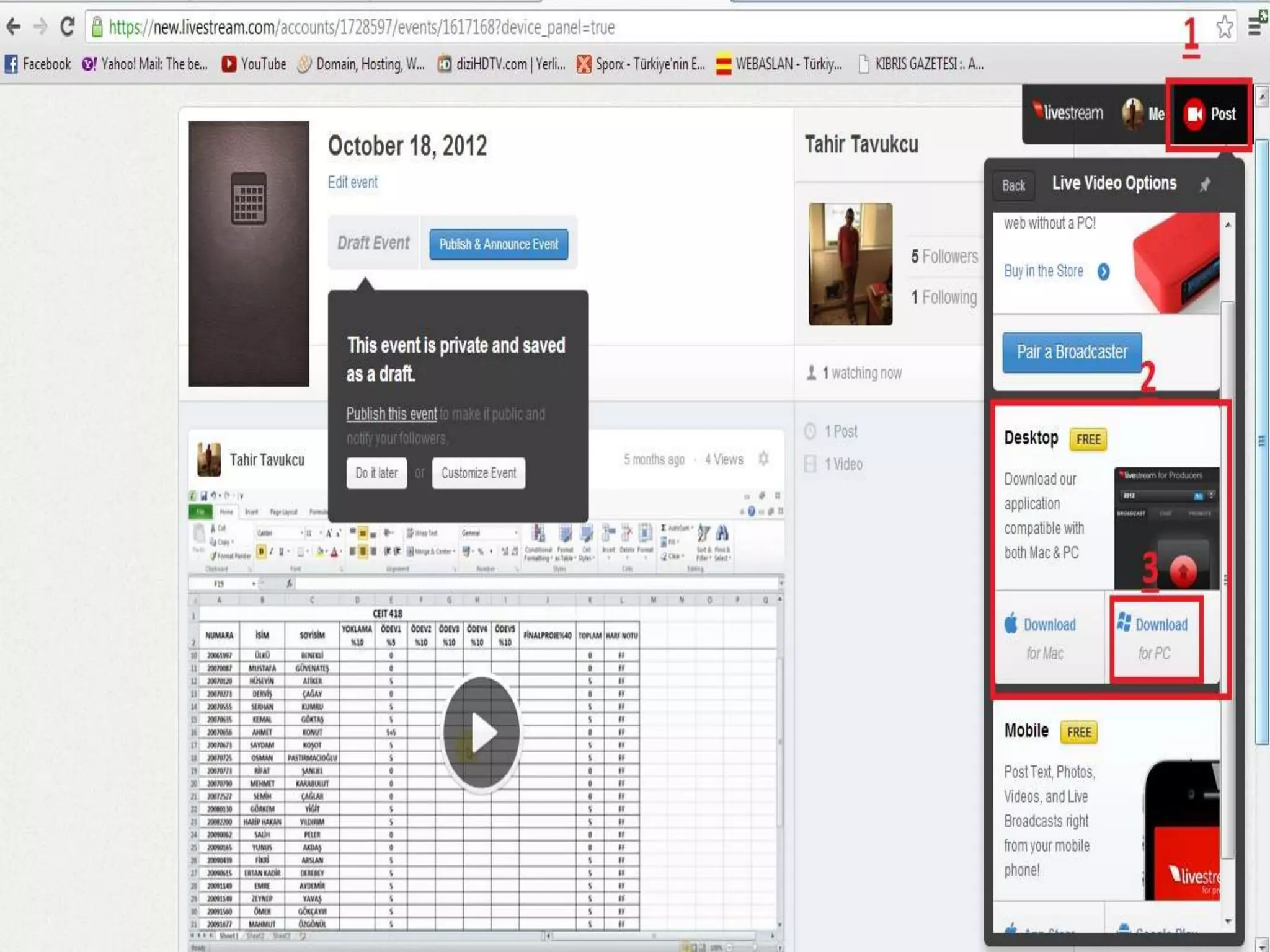 Ceit 418 video çekim