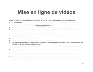 Publier sur internet : restrictions techniques et contractuelles