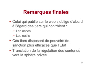 Publier sur internet : restrictions techniques et contractuelles