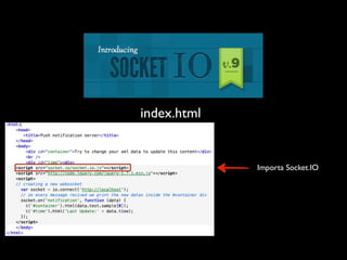 index.html


             Importa Socket.IO
 