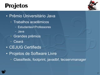 Apresentando o CEJUG e o poder do Java