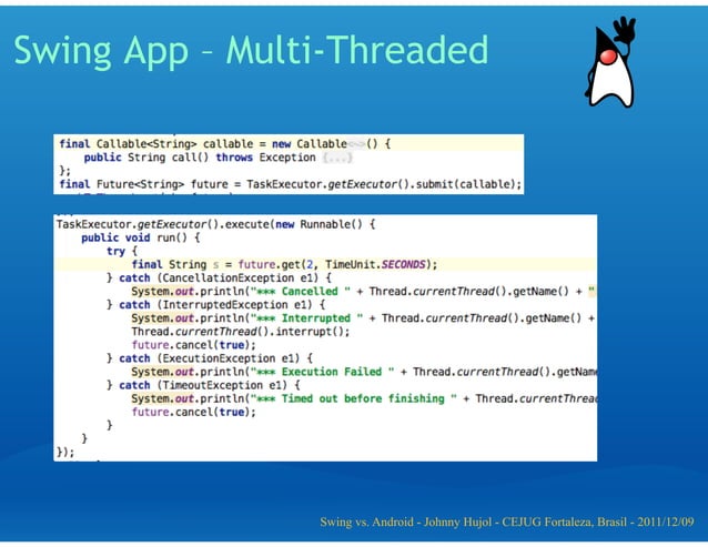 Java Swing vs. Android App | PDF | Operating Systems | Computer ...