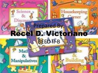 Prepared By:

Recel D. Victoriano
BEED II-B

 
