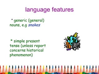 Generic Language Example PPT for Reading and Writing Skills: Text Types | PPTX